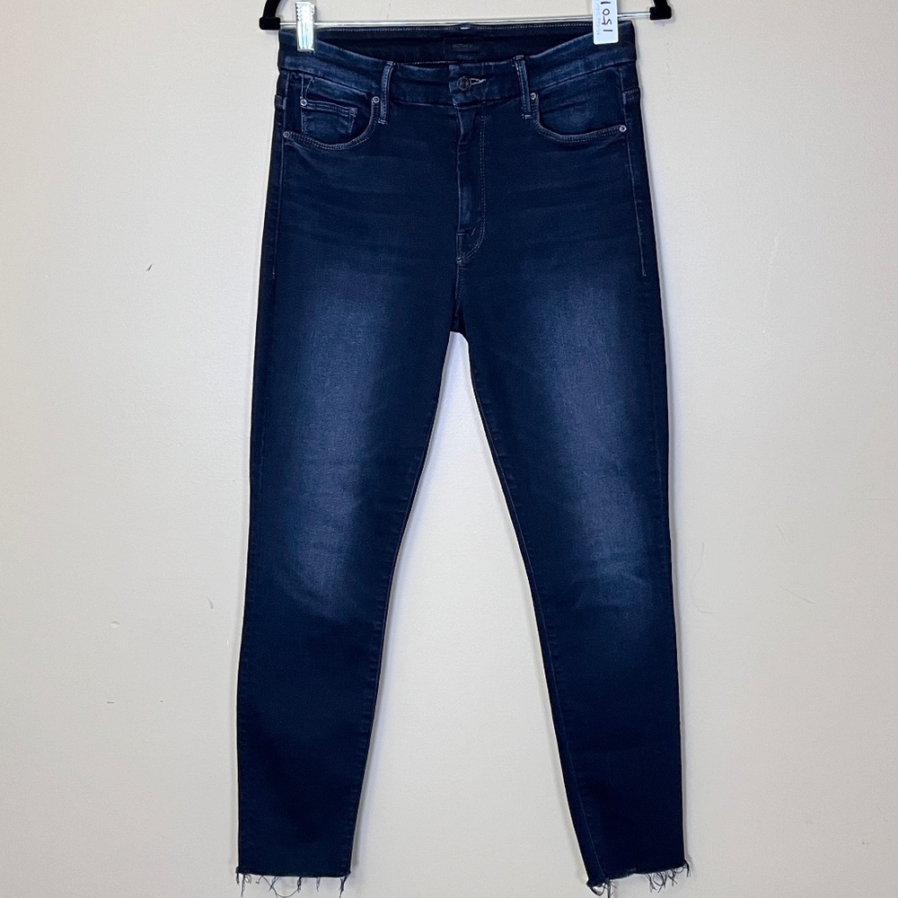 Mother High Waisted Looker Ankle Fray in Last Call Jeans - Women's Size 28